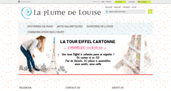 Desktop Screenshot of laplumedelouise.fr