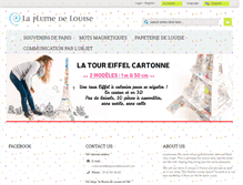 Tablet Screenshot of laplumedelouise.fr
